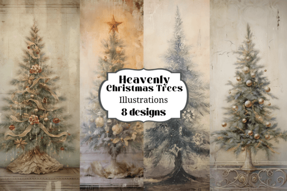 11 Heavenly Christmas Tree Backgrounds for Festive Designs