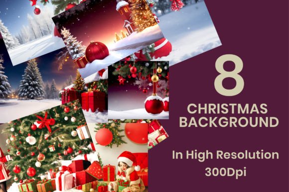 Bring Warmth to Your Designs with Christmas Backgrounds Retro