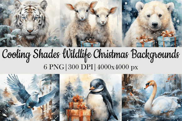 Christmas Animal Backgrounds: A Designer's Guide to Festive Charm