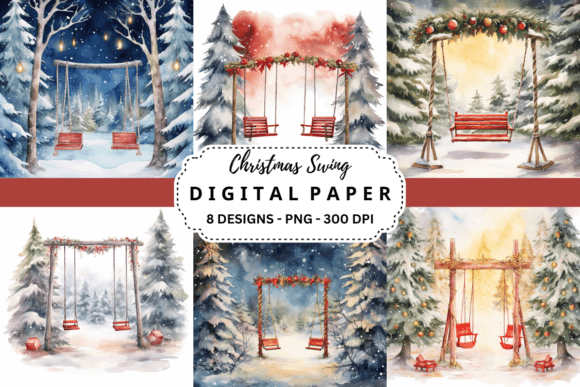 Christmas Swing Backgrounds: Elevate Your Holiday Designs