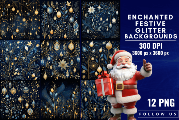 Enchanted Festive Glitter Backgrounds: A Designer's Guide to Holiday Sparkle