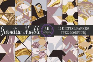 Gold Geometric Abstract Marble: A Designer's Luxury Asset