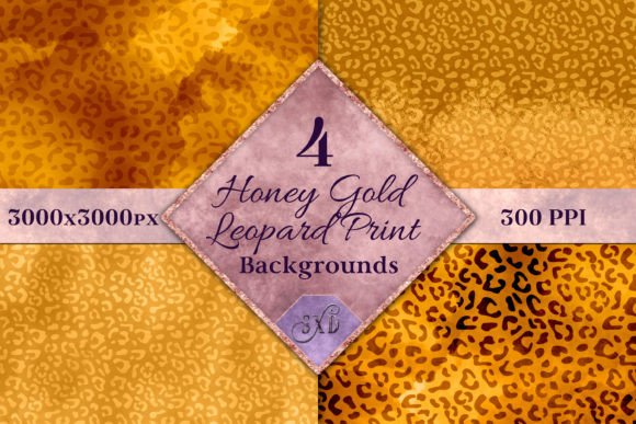 Honey Gold Leopard Print Backgrounds: A Bold Visual Toolkit