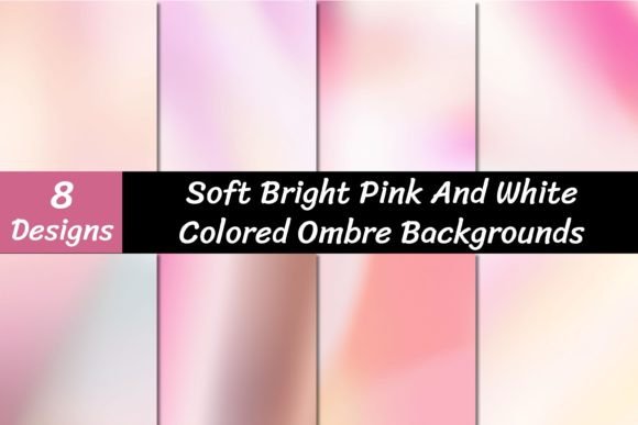 Pink and White Ombre Backgrounds: Your Go-To Design Asset