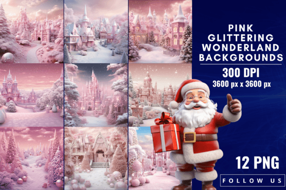 Pink Glittering Wonderland Backgrounds: A Designer's Guide