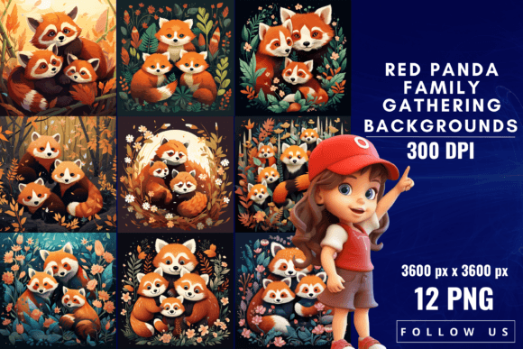 Red Panda Family Gathering Backgrounds: A Designer's Guide