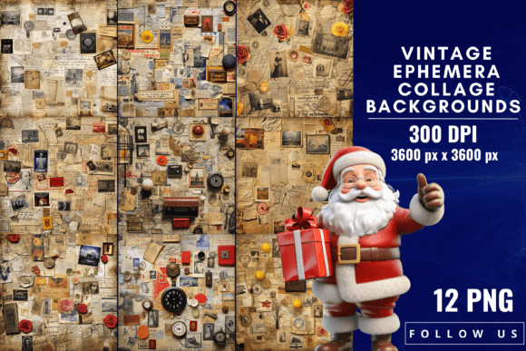 Timeless Texture: Using Vintage Ephemera Backgrounds