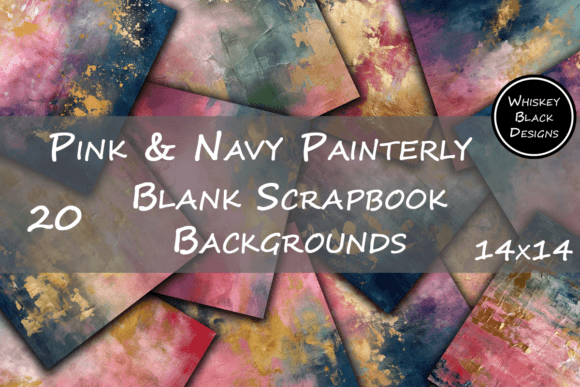 Unpredictable Elegance: Using Pink Navy & Gold Backgrounds